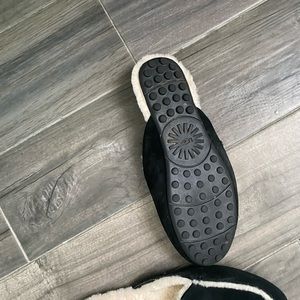 Black Ugg mules that have been hardly worn!